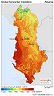 Download solar map - Albania - Global horizontal irradiation