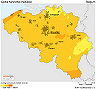 Download solar map - Belgium - Global horizontal irradiation