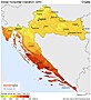 Download solar map - Croatia - Global horizontal irradiation