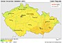 Download solar map - Czech Republic - Global horizontal irradiation