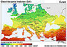 Download solar map - Europe - Global horizontal irradiation