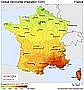 Download solar map - France - Global horizontal irradiation