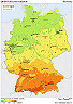 Download solar map - Germany - Global horizontal irradiation