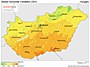 Download solar map - Hungary - Global horizontal irradiation