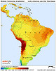 Download solar map - Latin America and Caribbean - Global horizontal irradiation