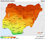 Download solar map - Nigeria - Global horizontal irradiation