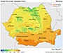 Download solar map - Romania - Global horizontal irradiation