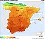 Download solar map - Spain - Global horizontal irradiation