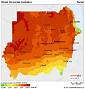 Download solar map - Sudan - Global horizontal irradiation